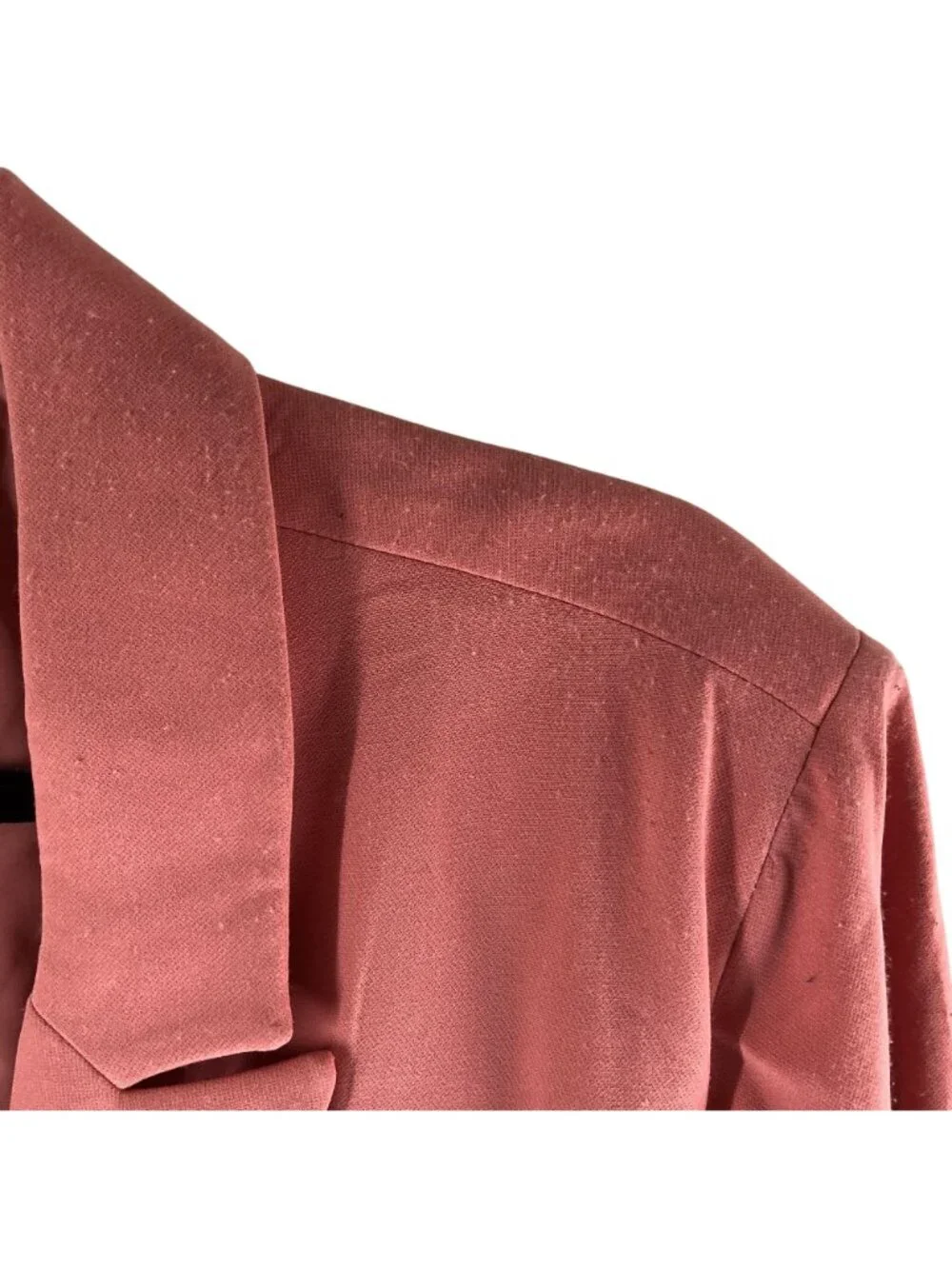 Steve Madden Womens Blazer Jacket Double Breasted Pink XL - Picture 3 of 7